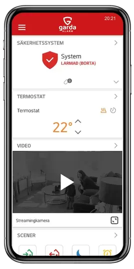 Hemlarm app | Garda Alarm